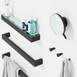 Magnifying sminkespeil vegg 18 cm mørk eik