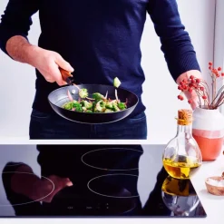 Mandala stekepanne 24 cm svart