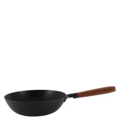 Mandala wok 28 cm svart