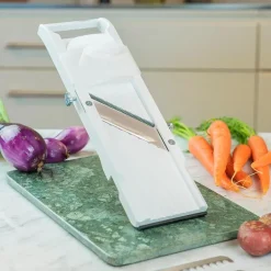 Mandolin 6,4 cm hvit