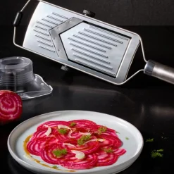 Mandolinjern v-skjær 46 cm stål