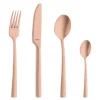 Manille bestikksett 16 deler matt kobber
