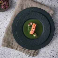 Manufacture Rock tallerken 27 cm svart/matt