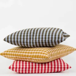 Maria putetrekk 40x40 cm lys blå/brun