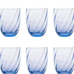 Marika glass 20 cl 6 stk light blue