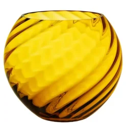 Marika vase 16 cm amber