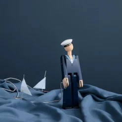 Marine mørk blå/hvit