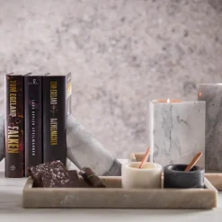 Marmaros fat avlangt beige