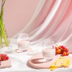 Marmor serveringsbrett 25 cm rosa