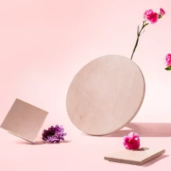 Marmor serveringsbrett 25 cm rosa