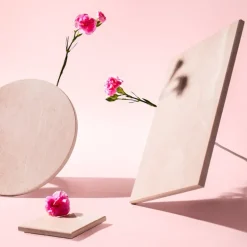 Marmor serveringsbrett 30x21 cm rosa