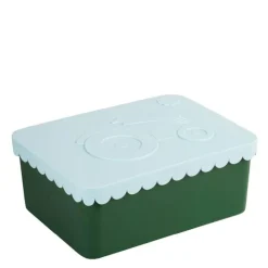 Matboks i plast ett rom traktor lys blå