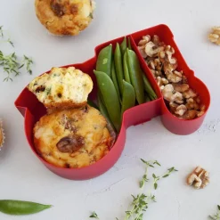 Matboks i plast traktor lys rosa