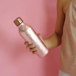 Medium drikkeflaske 0,5L Rose Gold Sparkle