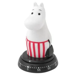 Mekanisk timer Mummimamma hvit