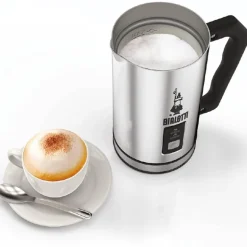 Melkeskummer elektrisk 2 visper blank