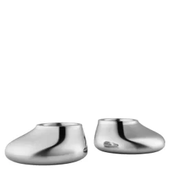 Mellow telysholder sett 2 deler sølv