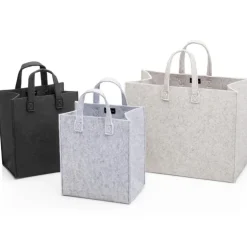 Meno bag 35x30x20 cm resirkulert grå
