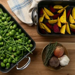 Mermaid Roaster ildfast form 28x18 cm svart