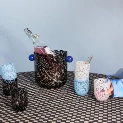 Messy glass 30 cl 2 stk svart