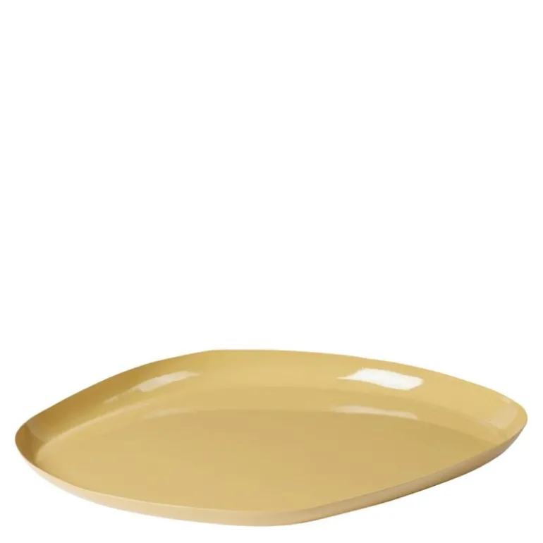 Mie dekorfat stort 39x32 cm taupe sand