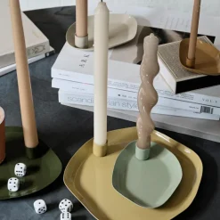 Mie lysestake liten 11x15 cm rainy day grey