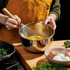 Miksebollesett med lokk 3 stk stål