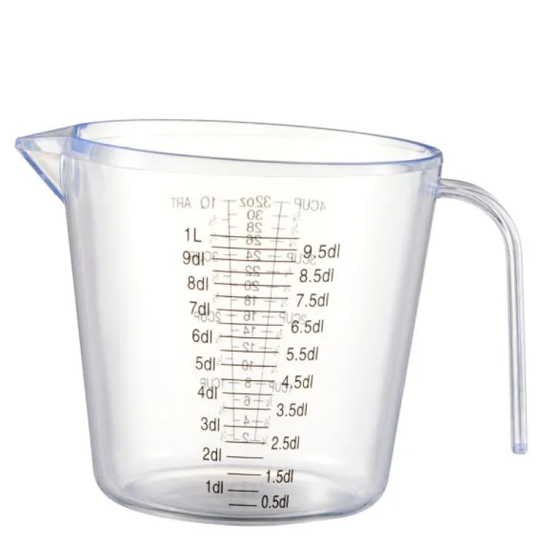 Mila målebeger 1L hvit