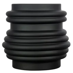 Mila vase 26,5x25 cm svart