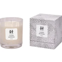 Milano duftlys kirsebærblomst 9 cm hvit