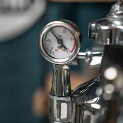 Milano manuell kaffemaskin i rustfritt stål