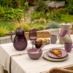 Mina vannglass 40 cl plum