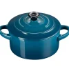 Minigryte ildfast form 0,25L 10 cm deep teal