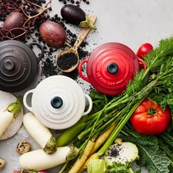 Minigryte ildfast form 0,25L 10 cm cerise