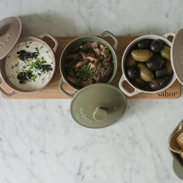 Minigryte serveringssett 0,25L 3 stk natur/multi