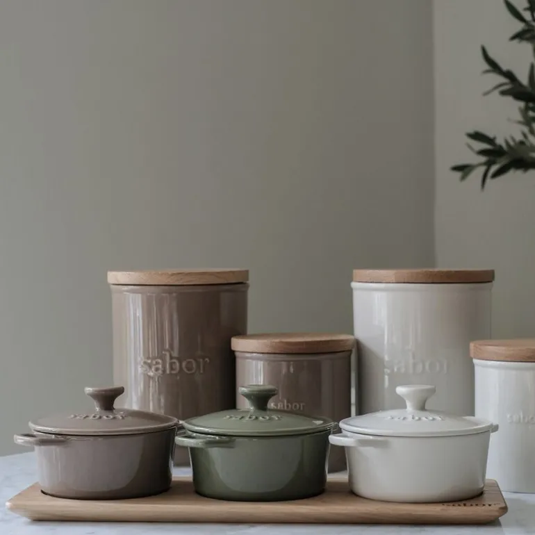 Minigryte serveringssett 0,25L 3 stk natur/multi