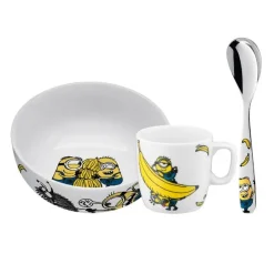 Minions 3-delers frokostsett (skje+bolle+kopp)