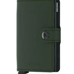 Miniwallet lommebok m/kortholder grønn/svart