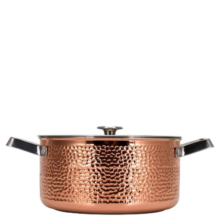Miranda gryte med lokk 4L kobber