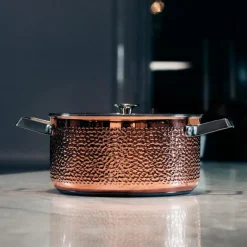 Miranda gryte med lokk 4L kobber