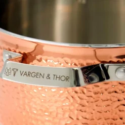 Miranda gryte med lokk 4L kobber