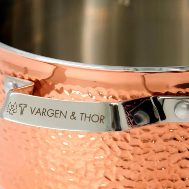 Miranda gryte med lokk 4L kobber