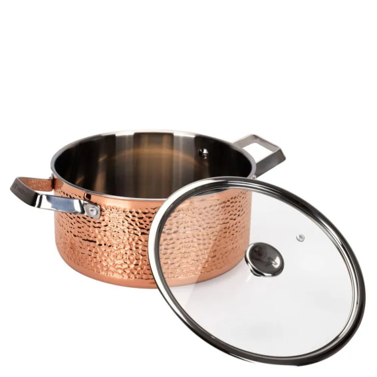 Miranda gryte med lokk 4L kobber