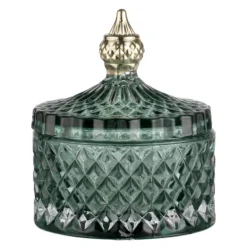 Miya krukke 10,5 cm grønn/lys gull