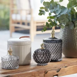 Miya krukke 10,5 cm lysegrå