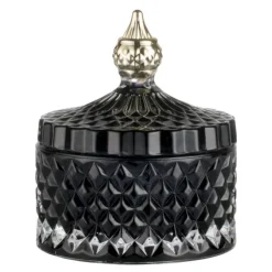 Miya krukke 10,5 cm mørk blå / lys gull