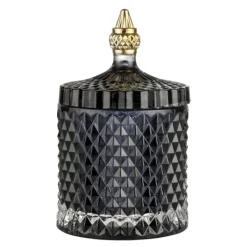 Miya krukke 17,5 cm mørk blå/lys gull