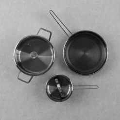 Mjölner 2 grytesett 3 deler kobber