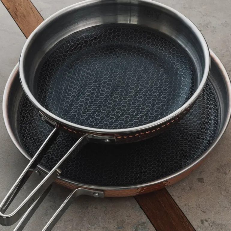 Mjölner YB stekepannesett 2 deler 22+28 cm kobber