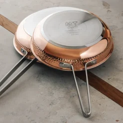 Mjölner YB stekepannesett 2 deler 22+28 cm kobber